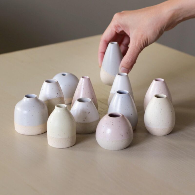 Mini Ceramic Bud Vase